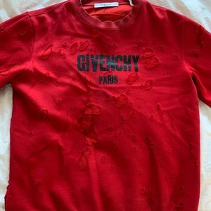 Givenchy Distressed Crewneck